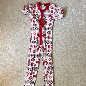 Hanna Andersson Festive Red and White Kids Pajamas